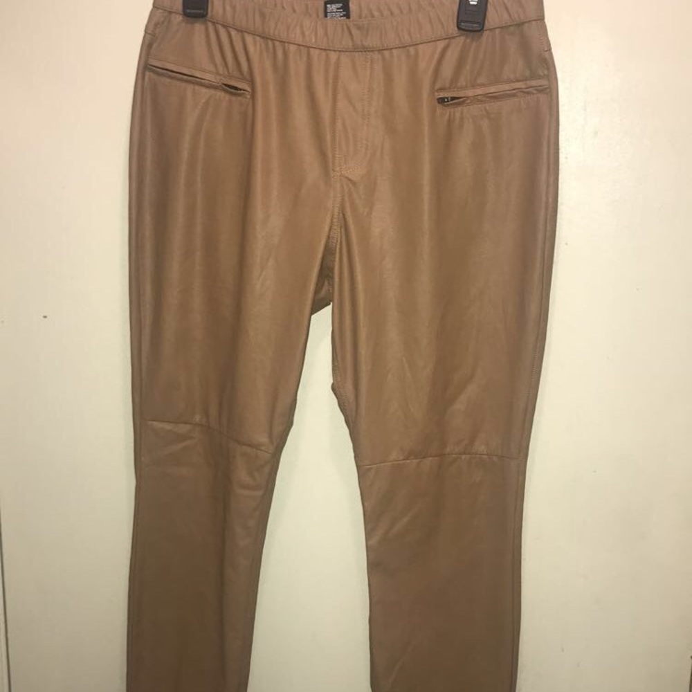 Hue Faux leather leggings